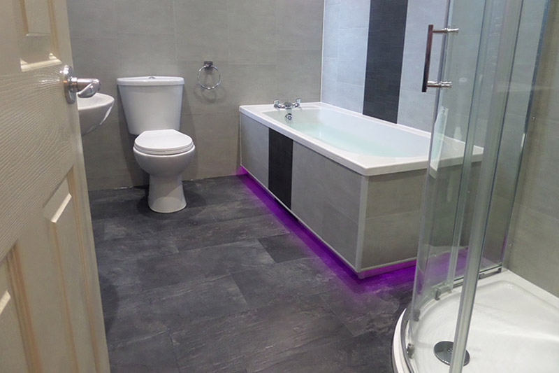 Photo of a bathroom refurbishment by GH Interiors